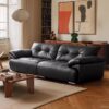 Cloud sofa Lazy style Italy retro living room straight sofa - Image 3
