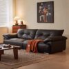 Cloud sofa Lazy style Italy retro living room straight sofa - Image 5