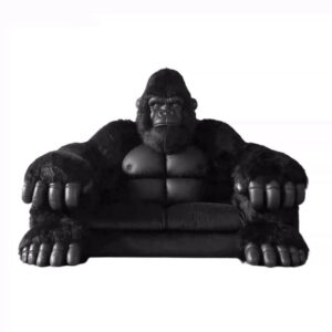 Gorilla Sofa: Creative Living Room Furniture for Bedrooms and Small/Large Spaces with Genuine Leather Sofa Beds